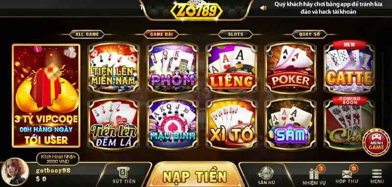 Zo789 – Cổng game nổ hũ đổi thưởng uy tín, trả thưởng 500 tỷ